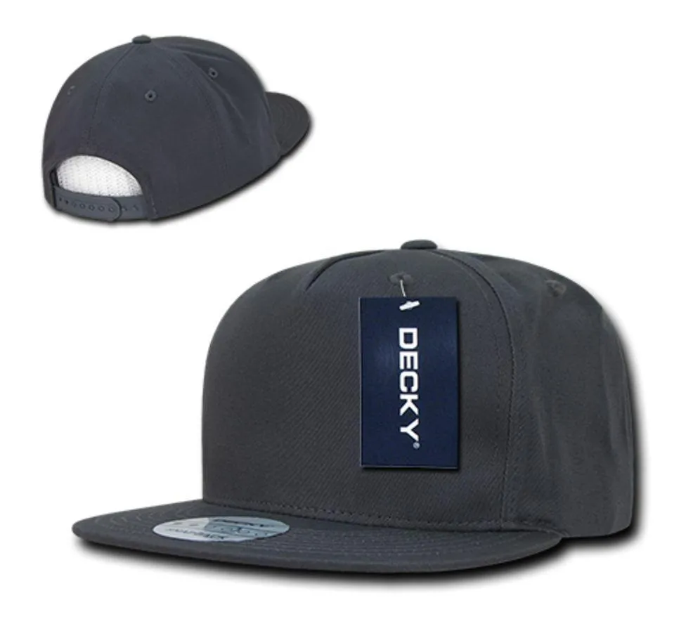 1 Dozen Flat Bill Hats Caps 5 Panel Snapback Cotton Green Undervisor Wholesale