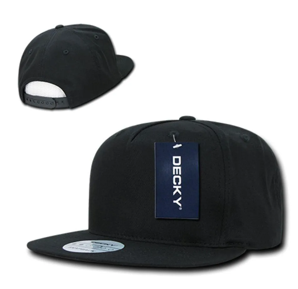 1 Dozen Flat Bill Hats Caps 5 Panel Snapback Cotton Green Undervisor Wholesale