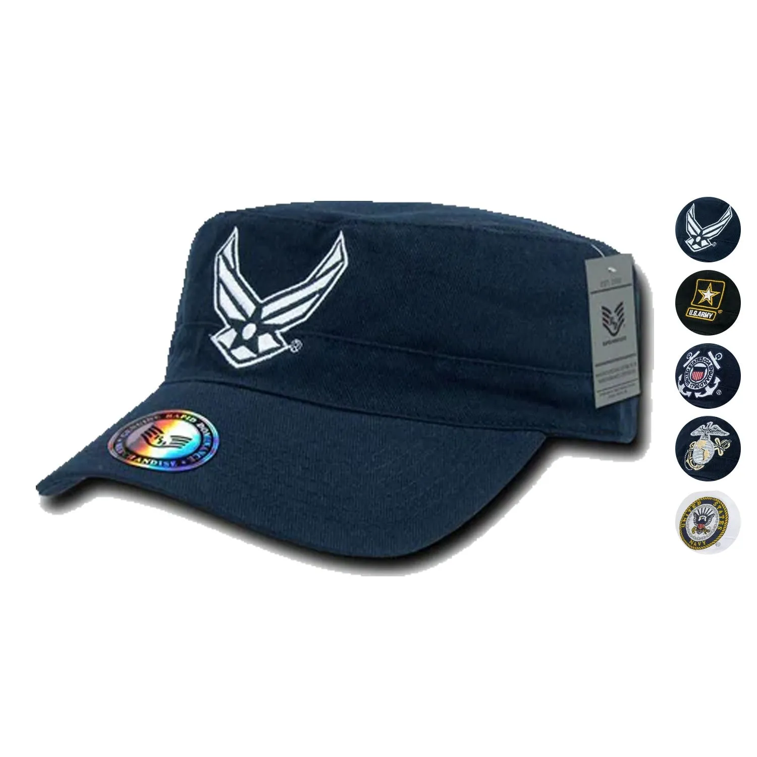 1 Dozen Military Air Force Army Cg Marines Navy Cotton Bdu Cadet Hats Caps