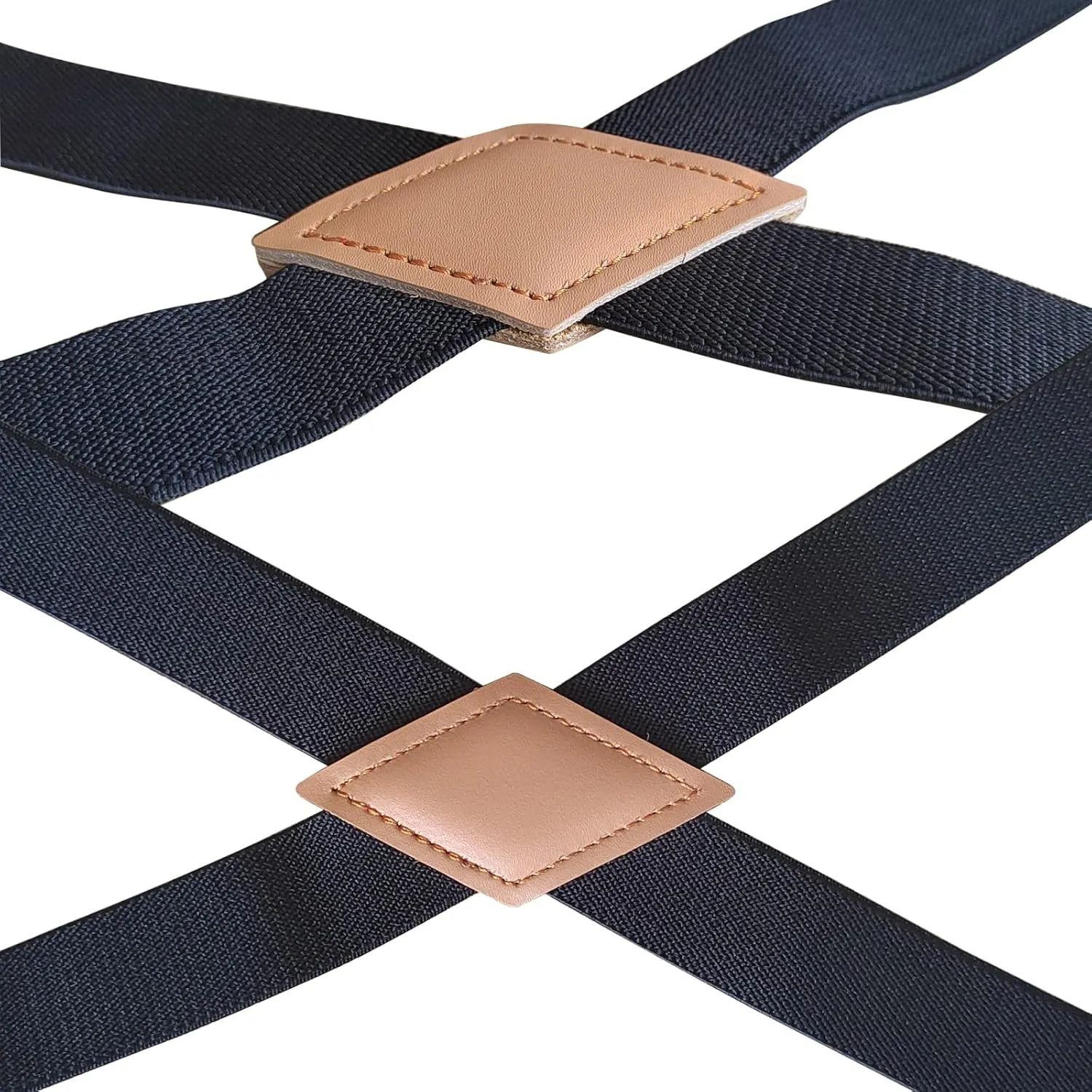 1" Suspenders for Men Heavy Duty Trucker Side Hooks Adjustable Elastic Work Suspenders Big and Tall