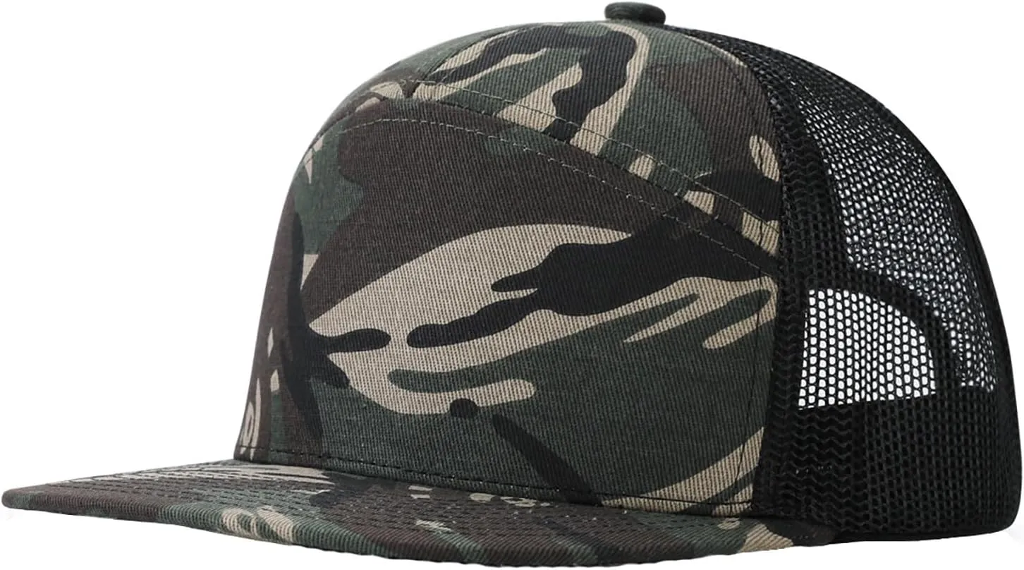 2024 Men Flat Brim Baseball Cap Adjustable Performance Snapback Hat Laser Perforated Cap