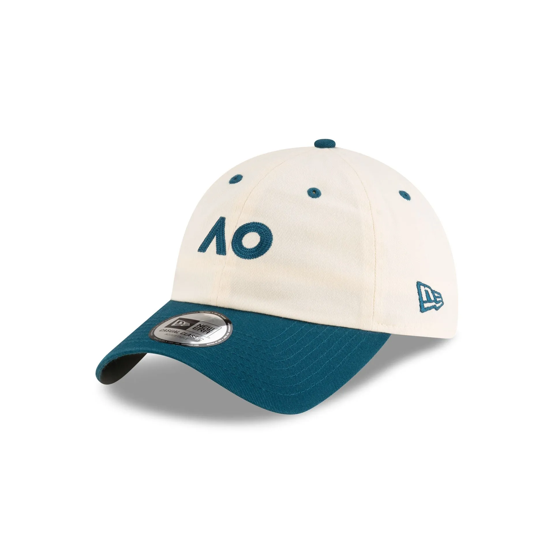 2025 Australian Open Cream Cadet Blue Casual Classic Adjustable Hat