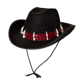 Adults Adventurer Hat Crocodile Teeth Dundee Fancy Dress