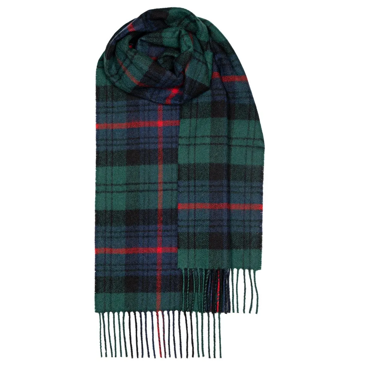 Armstrong Modern Tartan Brushed Lambswool Scarf