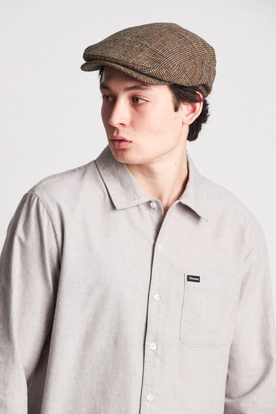 Barrel Snap Cap - Brown/Grey