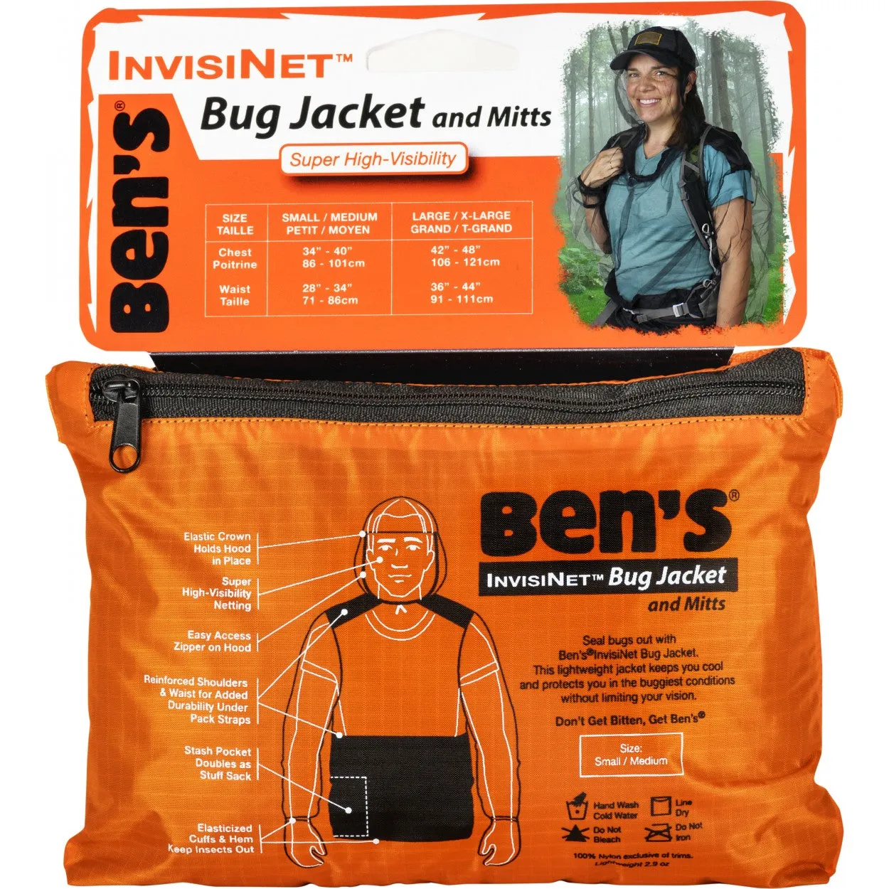 Ben's® InvisiNet Bug Jacket & Mitts