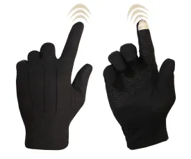 Bienvenu Driving Gloves for Men, Non Slip Touchscreen, Summer Sun Protection Gloves Black