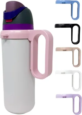 Bottle Handle for Owala FreeSip 24oz 32oz 40oz  Strong Plastic Water Bottle Holder, Durable Easy Carry Accessory for Running, Jogging, Gym, Hiking, and Drinking While Driving & More