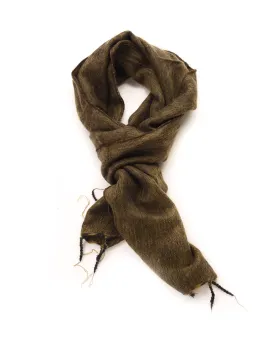 Brushed Woven Scarf in Cedar
