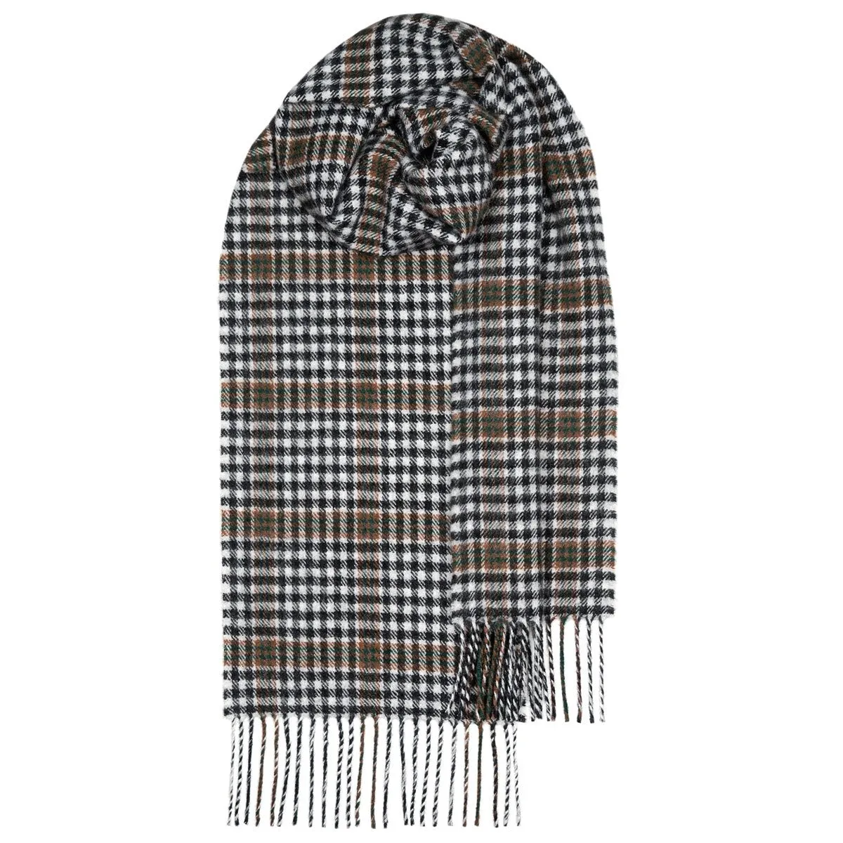 Burns Check Brushed Lambswool Scarf