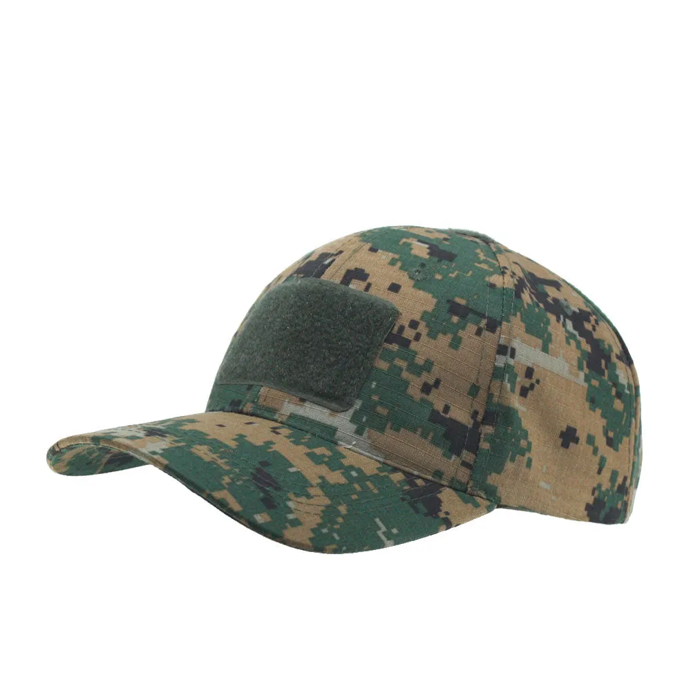 Buy 1 Get 1 Free - Heavy Stitch Washed Cadet Cotton Radar Cap   Rip Stop Tactical Cap