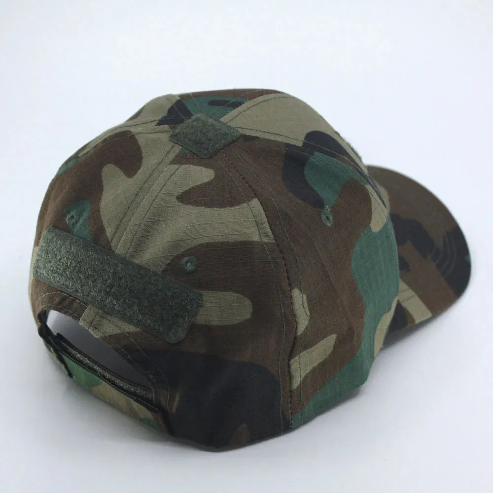 Buy 1 Get 1 Free - Heavy Stitch Washed Cadet Cotton Radar Cap   Rip Stop Tactical Cap