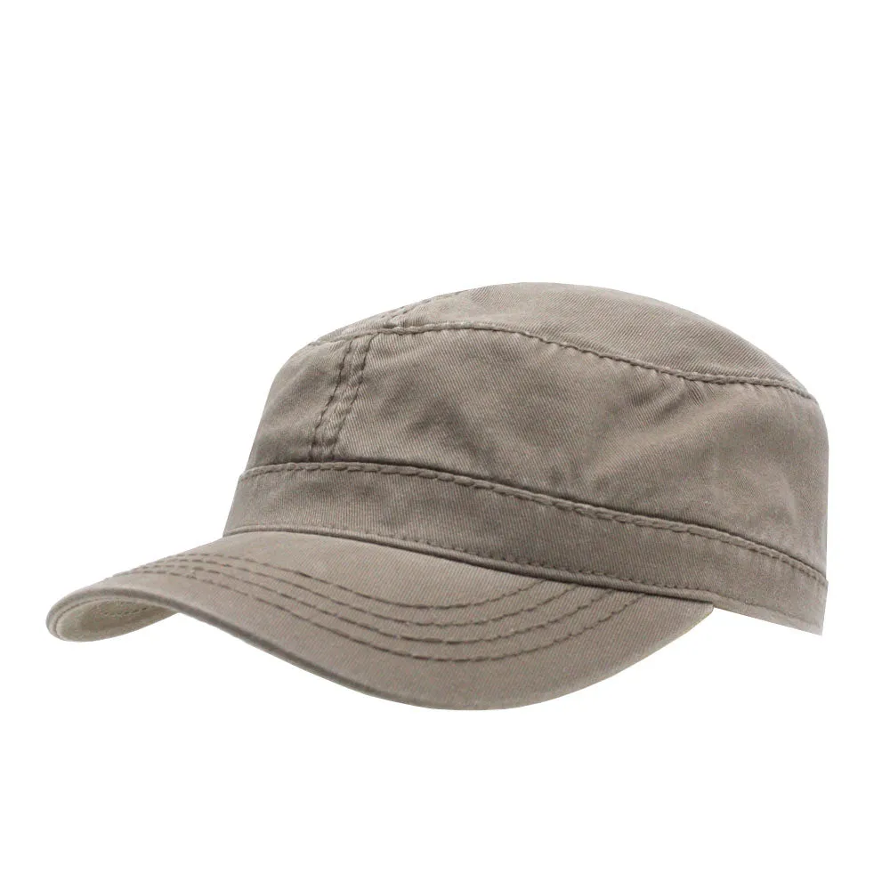 Buy 1 Get 1 Free - Heavy Stitch Washed Cadet Cotton Radar Cap   Rip Stop Tactical Cap