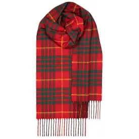 Cameron Modern Tartan Brushed Lambswool Scarf