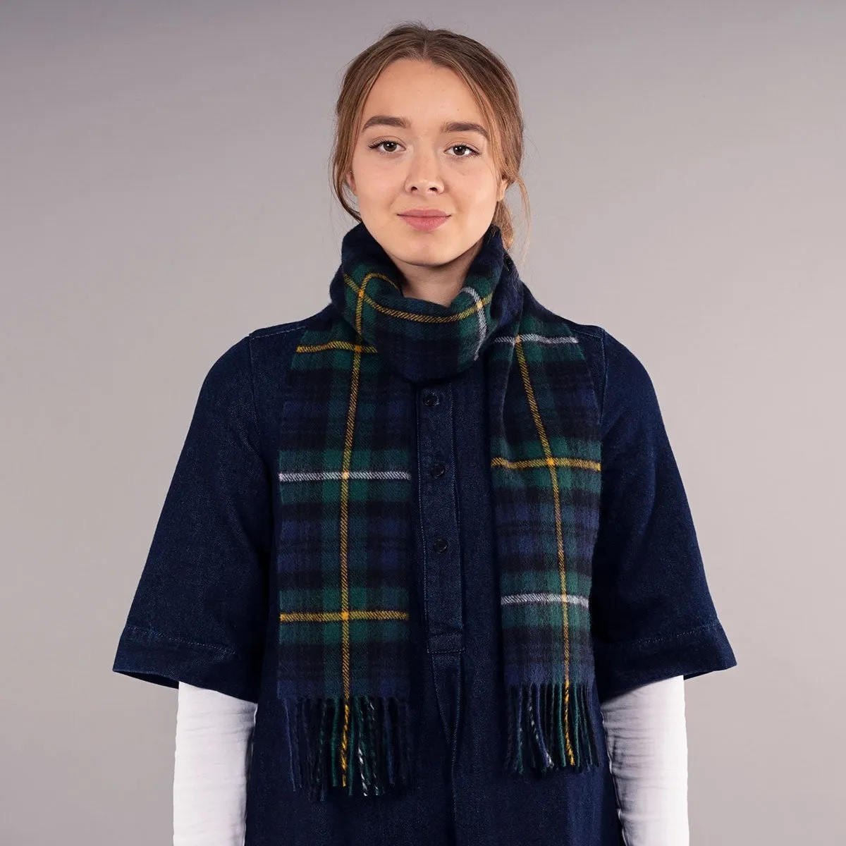 Campbell of Argyll Modern Tartan Brushed Lambswool Scarf