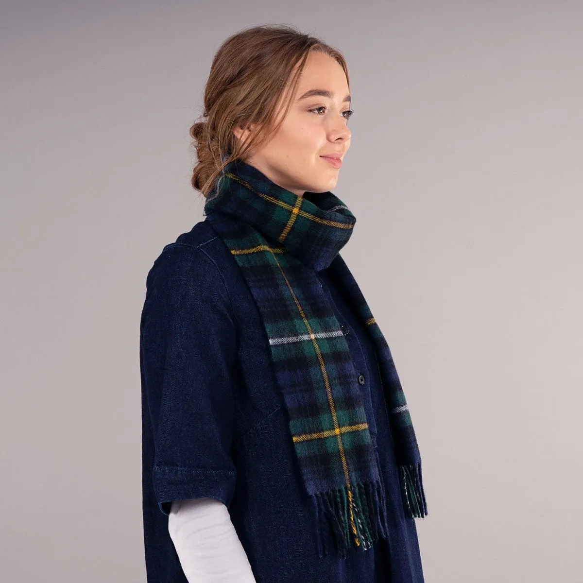 Campbell of Argyll Modern Tartan Brushed Lambswool Scarf