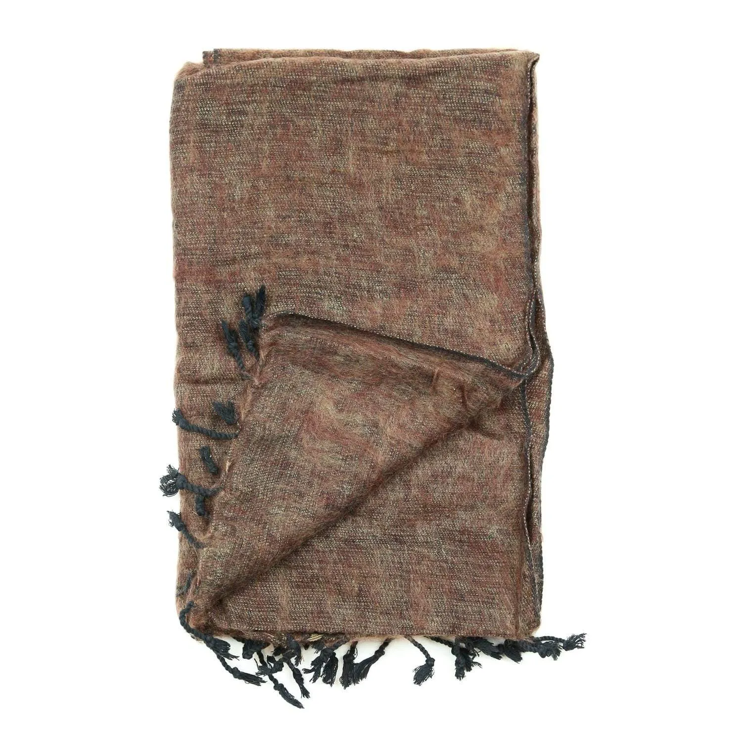 Chocolate Brown Himalayan Wool Scarf