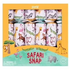 Christmas Crackers - Safari Snap (Pack of 6)