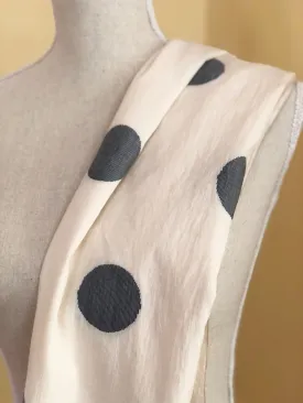 Circle of Life Polka Dots with Fine Gold Zari