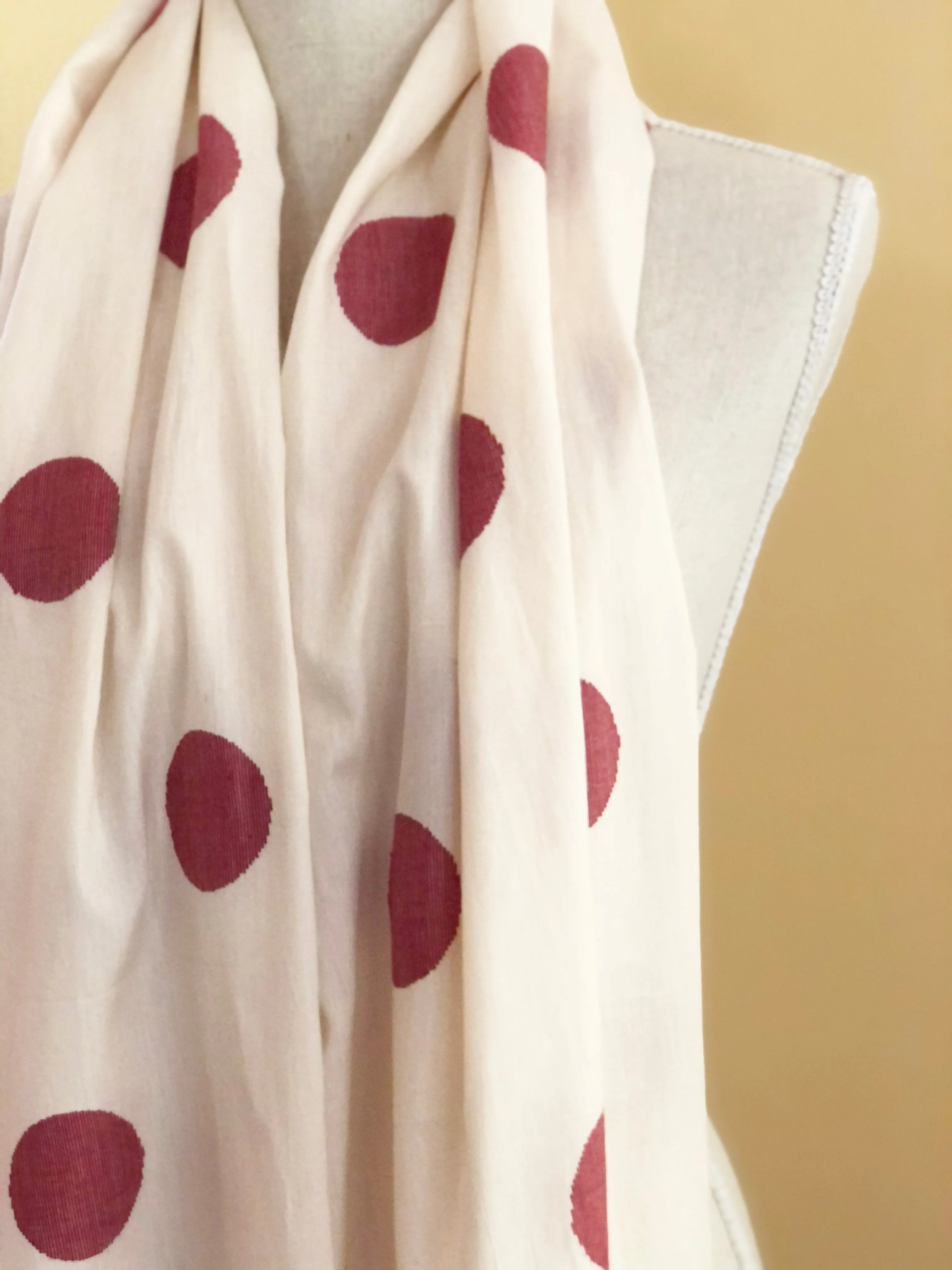 Circle of Life Polka Dots with Fine Gold Zari