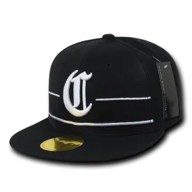 Compton City Snapback Flat Bill Hats, Flip Side