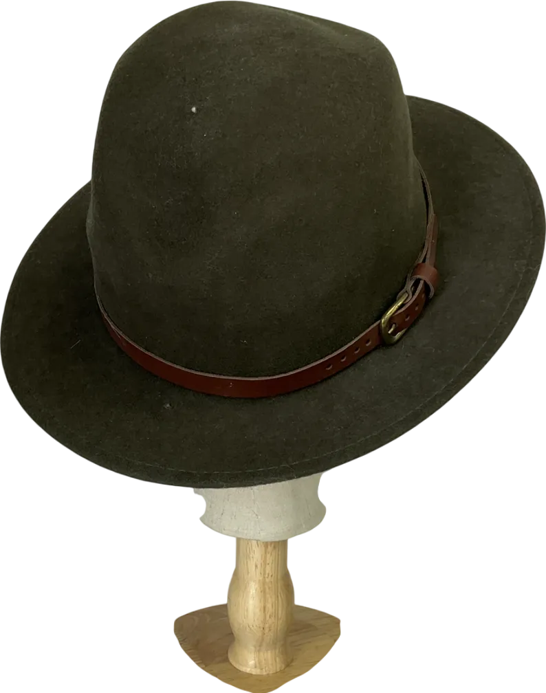Crushable Green Christys' Safari Wool Hat One Size