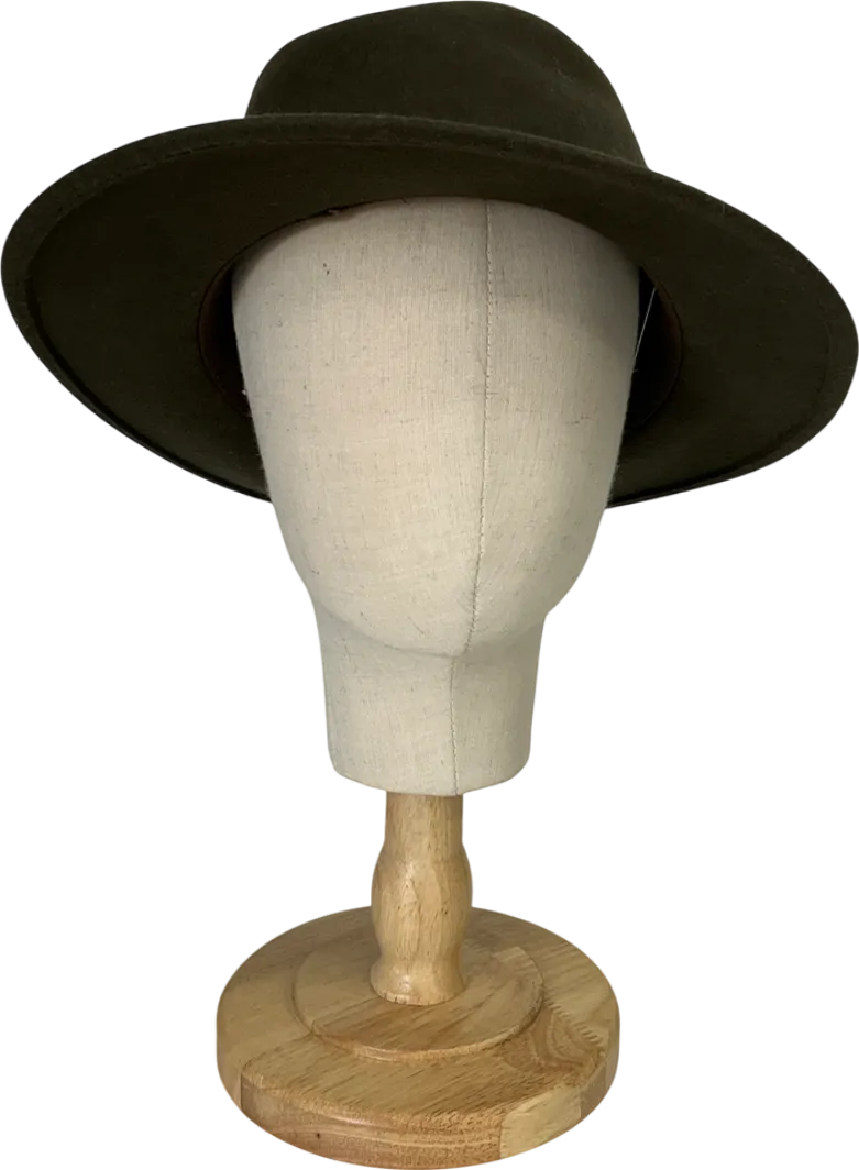 Crushable Green Christys' Safari Wool Hat One Size
