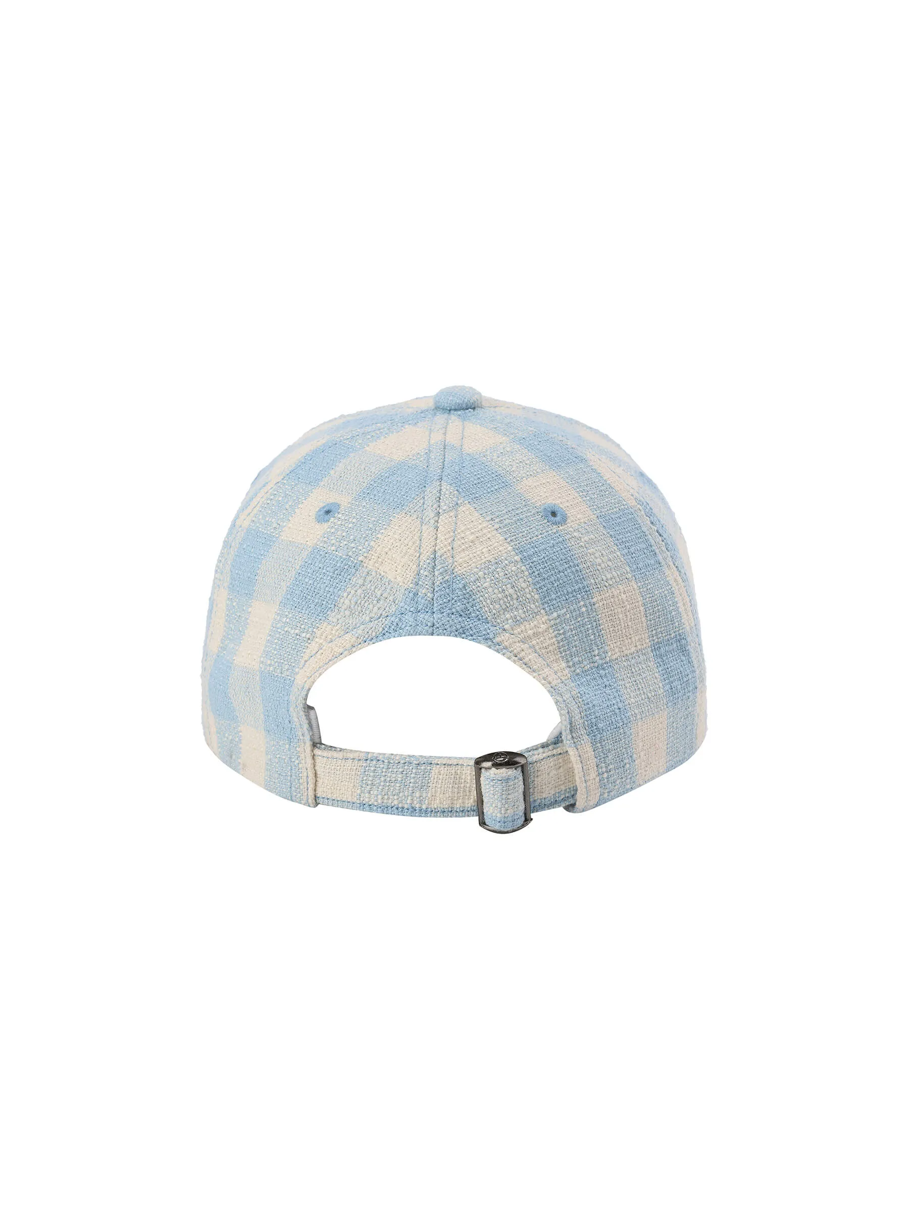 CUBIC Embroidered Plaid Pattern Cap