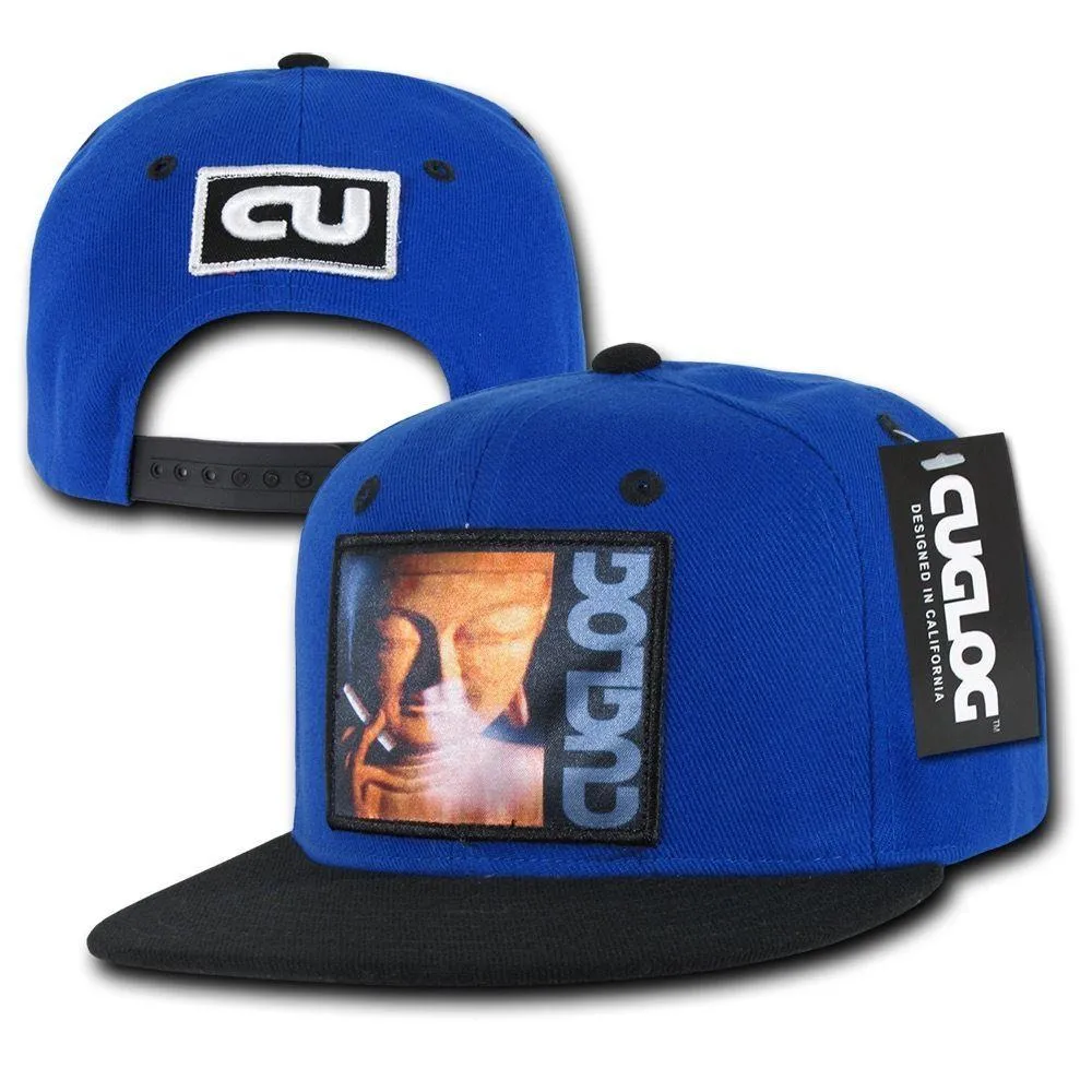 Cuglog Matreya Smoking Buddha Patch 6 Panel Flat Bill Snapback Caps Hats
