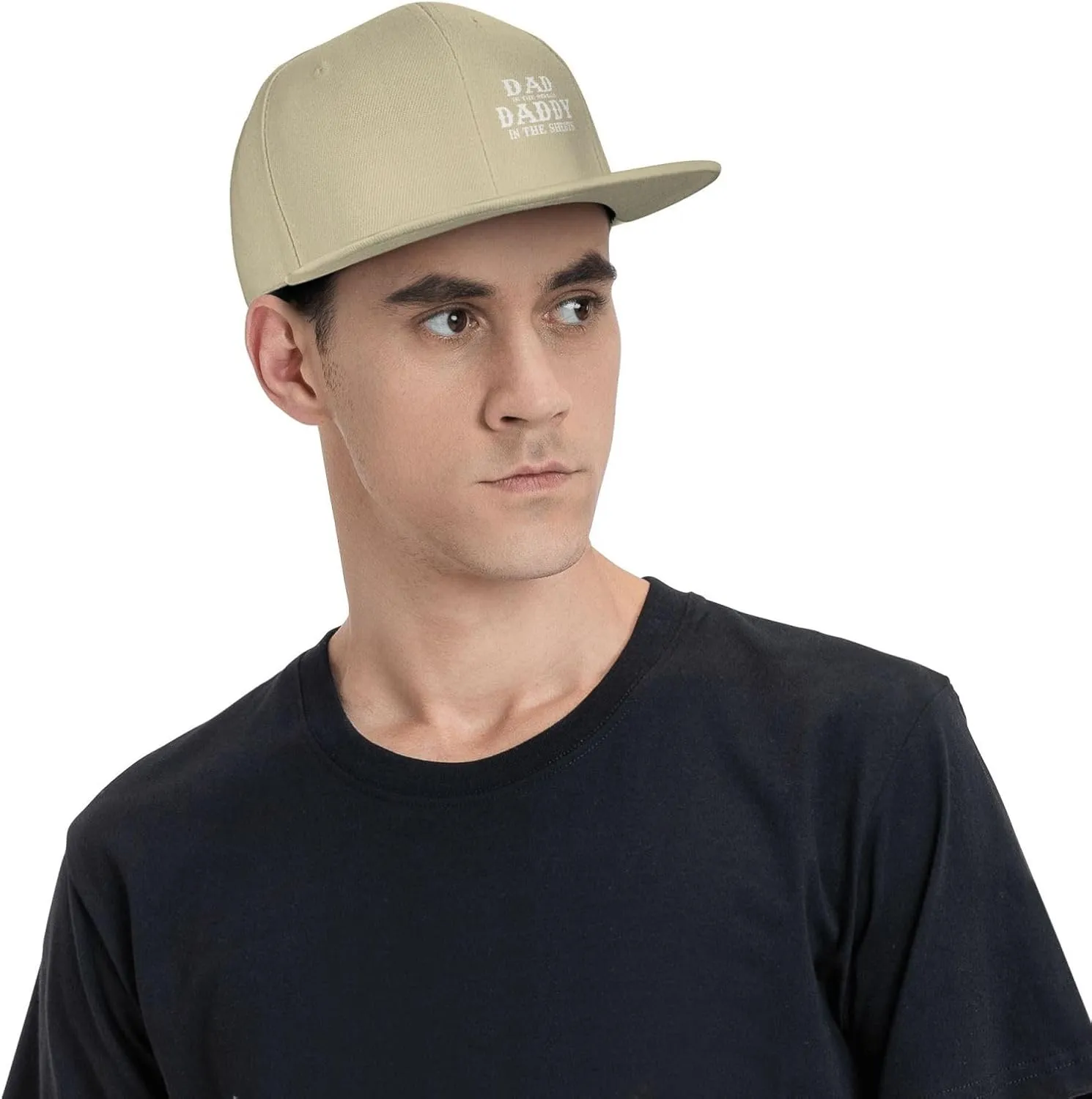 Dad in The Streets Daddy in The Sheets Hat Adjustable Snapback Flat Bill Hats Funny Baseball Cap Men Women