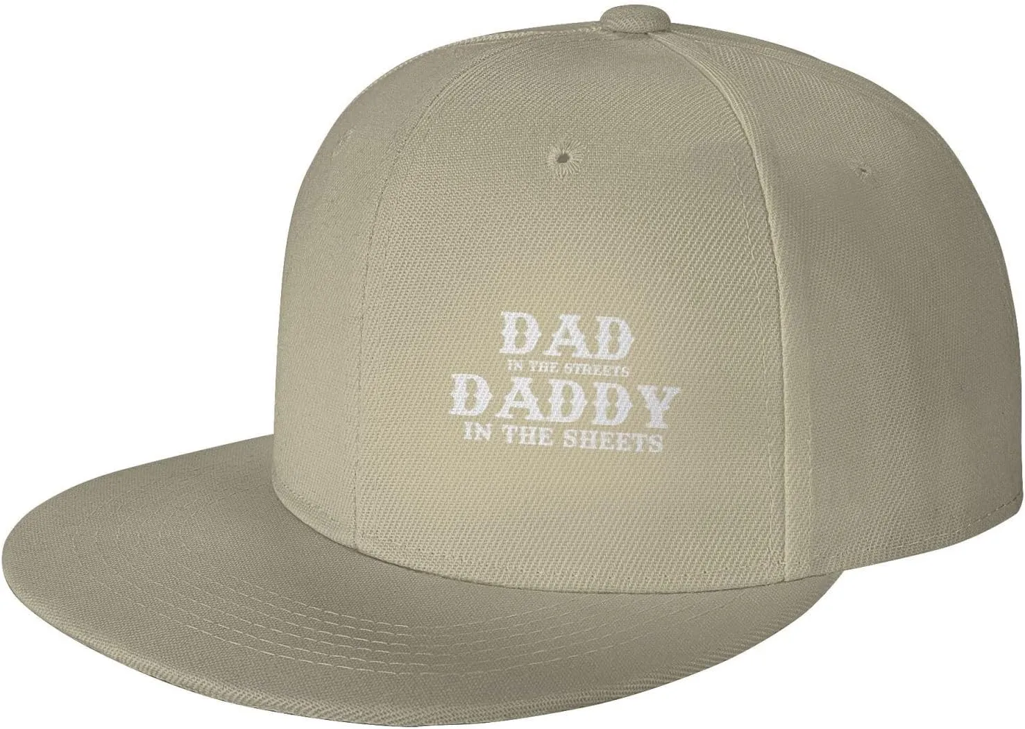 Dad in The Streets Daddy in The Sheets Hat Adjustable Snapback Flat Bill Hats Funny Baseball Cap Men Women