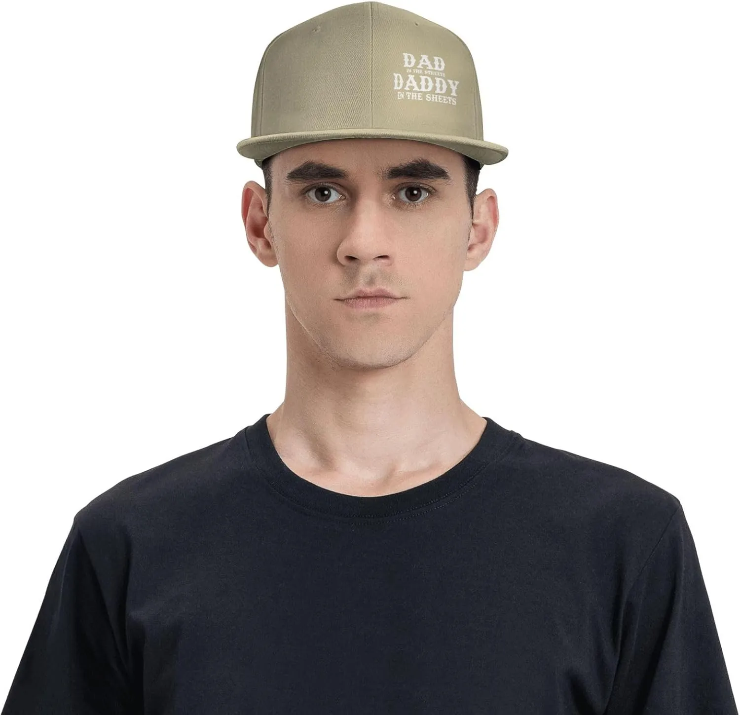 Dad in The Streets Daddy in The Sheets Hat Adjustable Snapback Flat Bill Hats Funny Baseball Cap Men Women