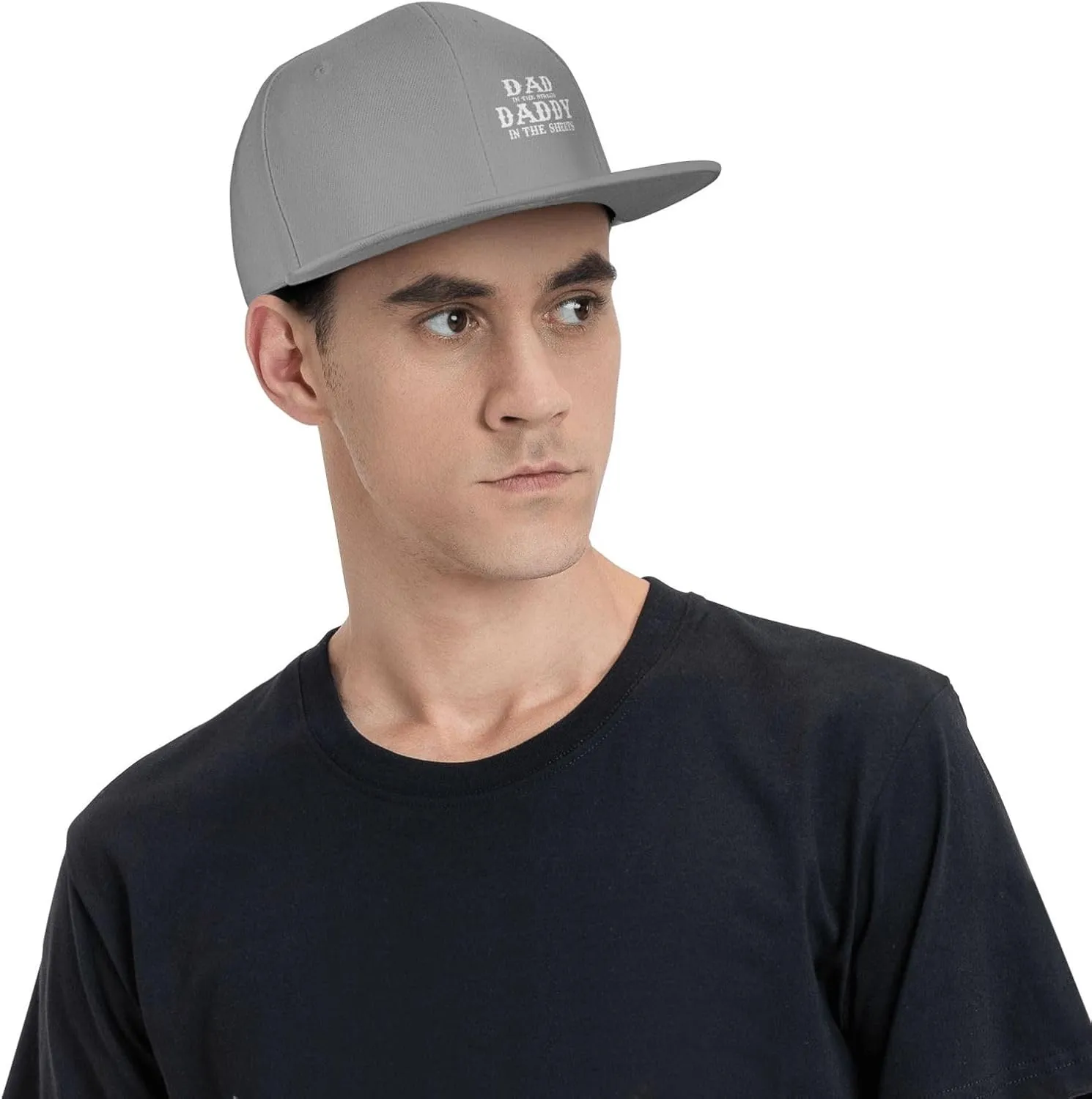 Dad in The Streets Daddy in The Sheets Hat Adjustable Snapback Flat Bill Hats Funny Baseball Cap Men Women