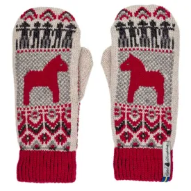 Dalarna Röd Mittens