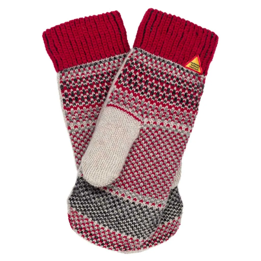 Dalarna Röd Mittens