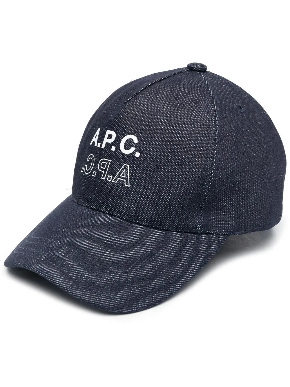 Duble Logo-print denim cap