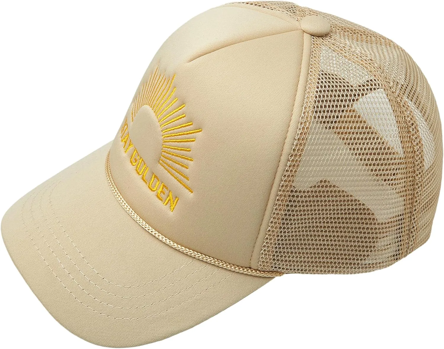 Embroidered Lettering Print Truck Hat Baseball Cap Trucker Mesh Snapback Hat
