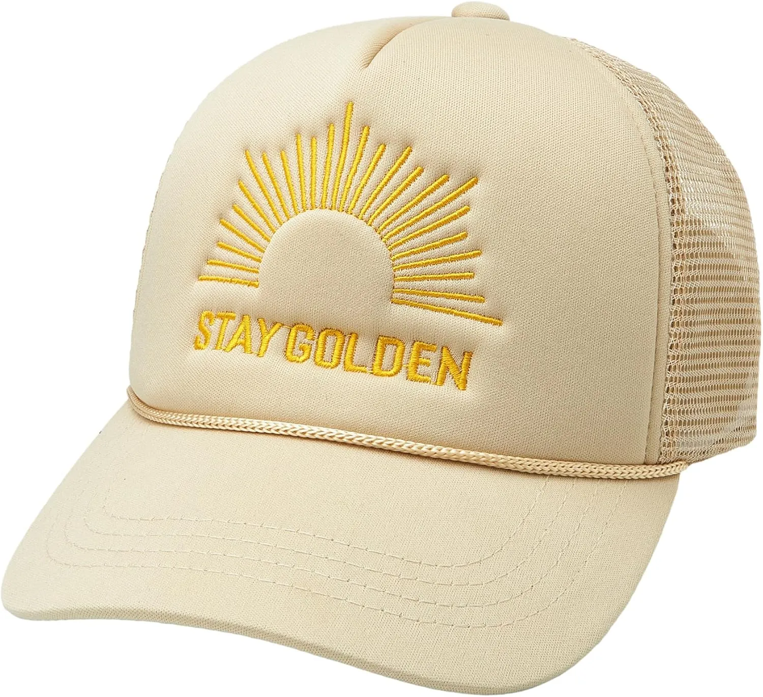 Embroidered Lettering Print Truck Hat Baseball Cap Trucker Mesh Snapback Hat