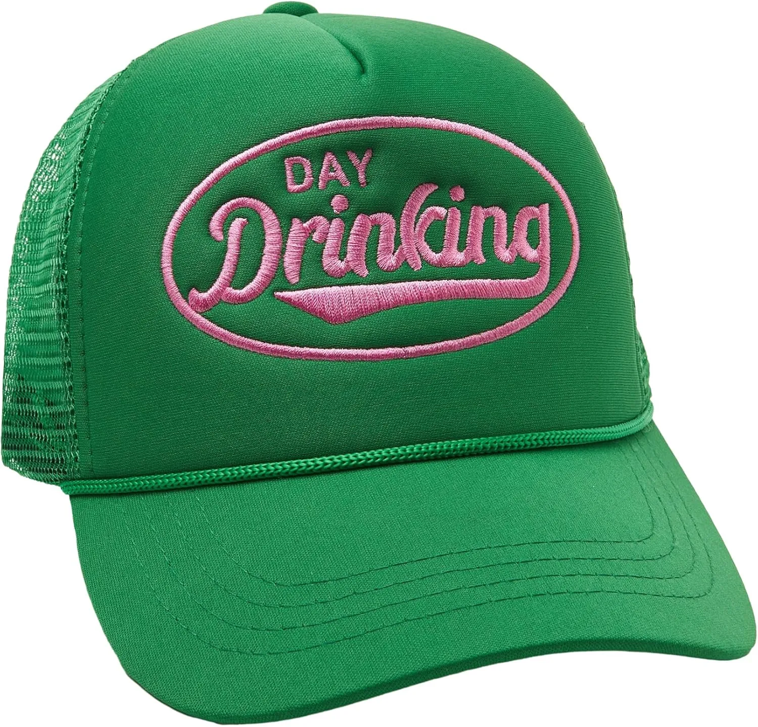 Embroidered Lettering Print Truck Hat Baseball Cap Trucker Mesh Snapback Hat