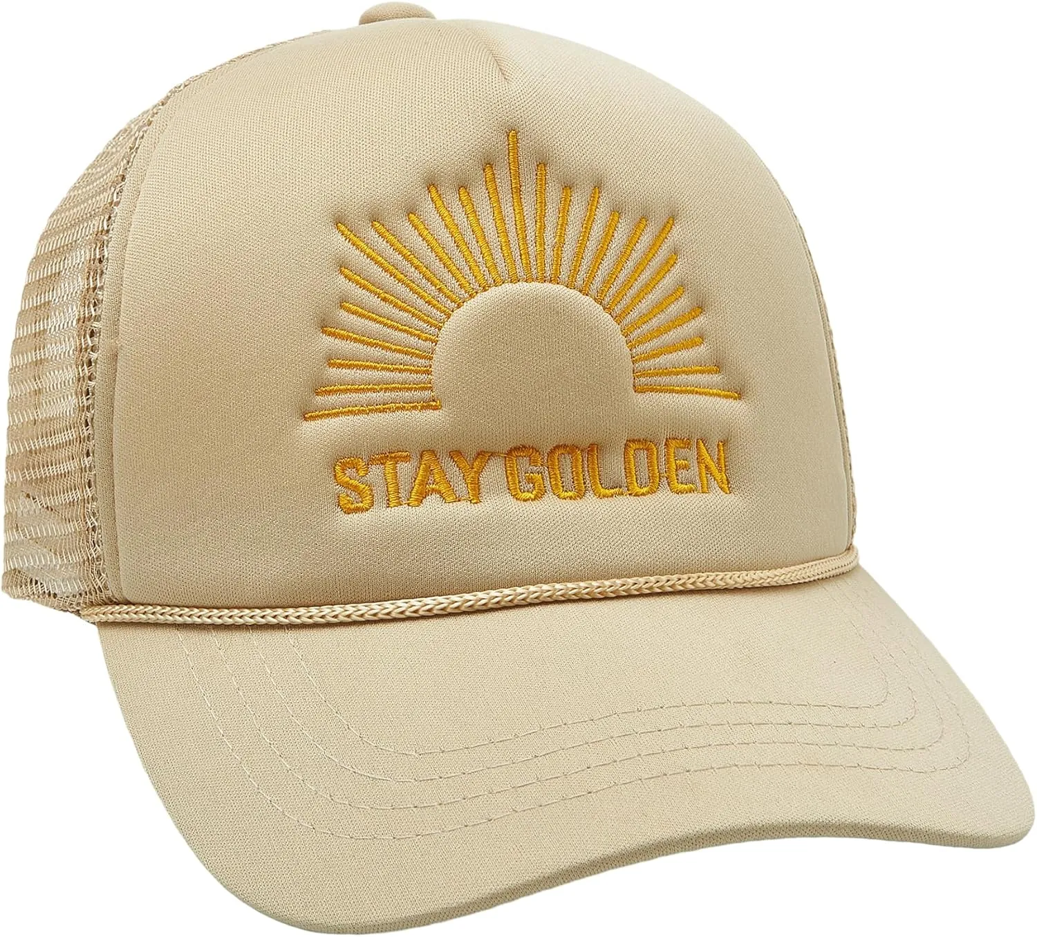 Embroidered Lettering Print Truck Hat Baseball Cap Trucker Mesh Snapback Hat