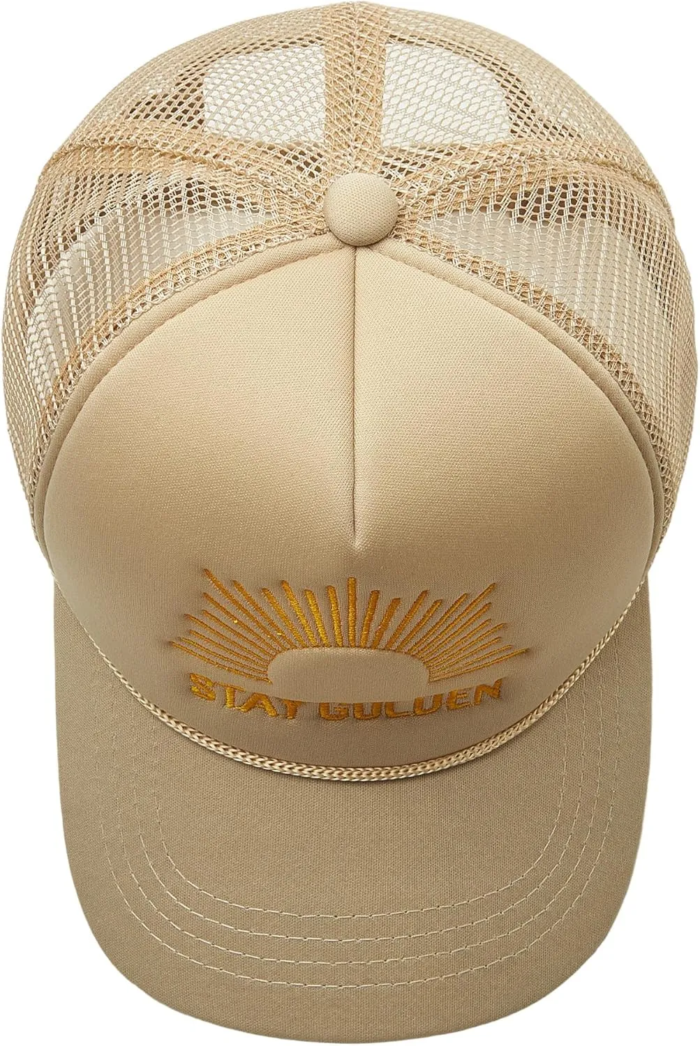 Embroidered Lettering Print Truck Hat Baseball Cap Trucker Mesh Snapback Hat