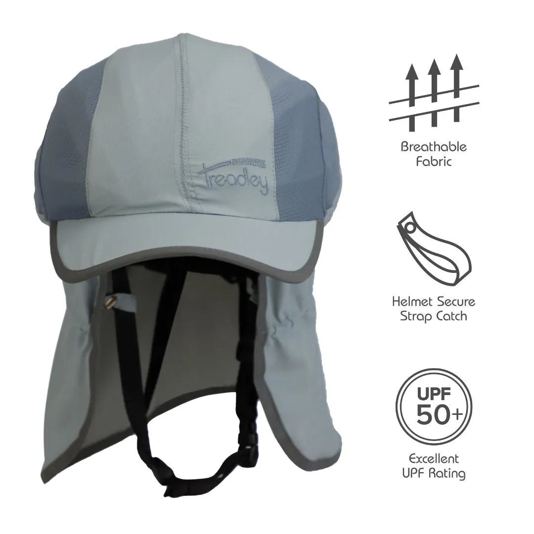 Explorer Bicycle Helmet Hat Grey & Natural