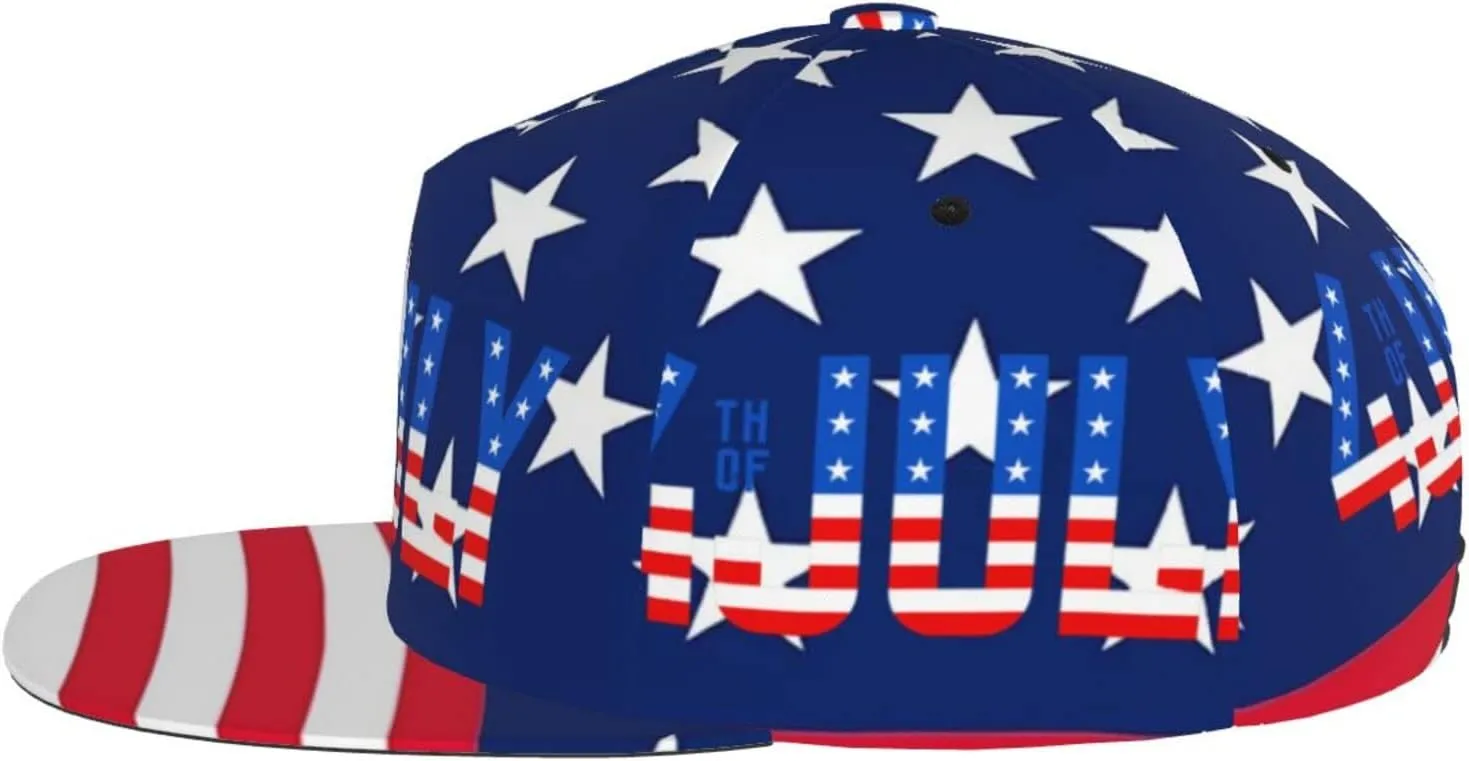Fashion American Flag Baseball Hats for Men Women USA Flag Baseball Cap Adjustable Independence Trucker Snapback Hat