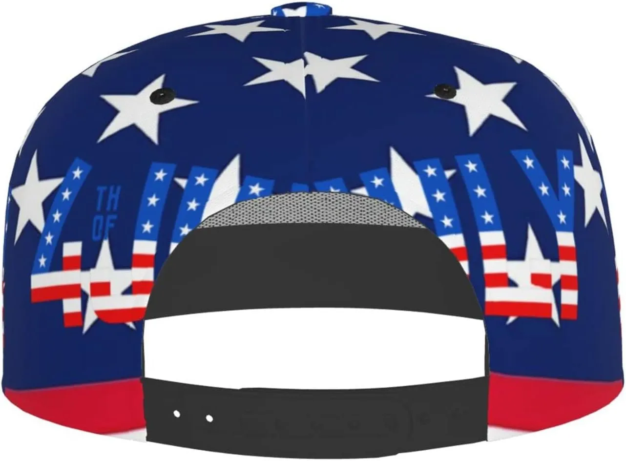 Fashion American Flag Baseball Hats for Men Women USA Flag Baseball Cap Adjustable Independence Trucker Snapback Hat
