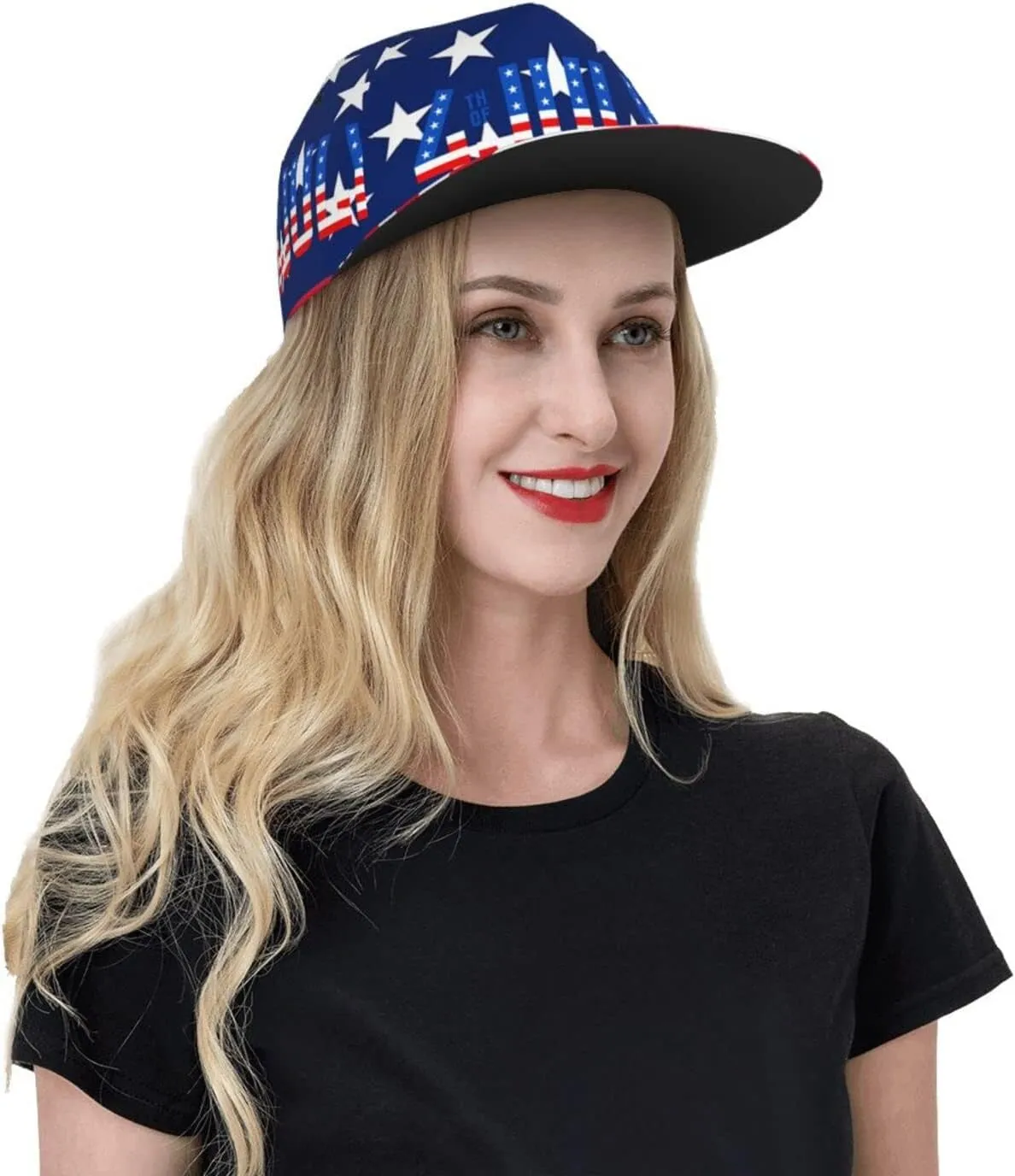 Fashion American Flag Baseball Hats for Men Women USA Flag Baseball Cap Adjustable Independence Trucker Snapback Hat