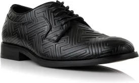 Ferro Aldo Men's Classic Round-Toe Fashion Derby Dress Shoes
