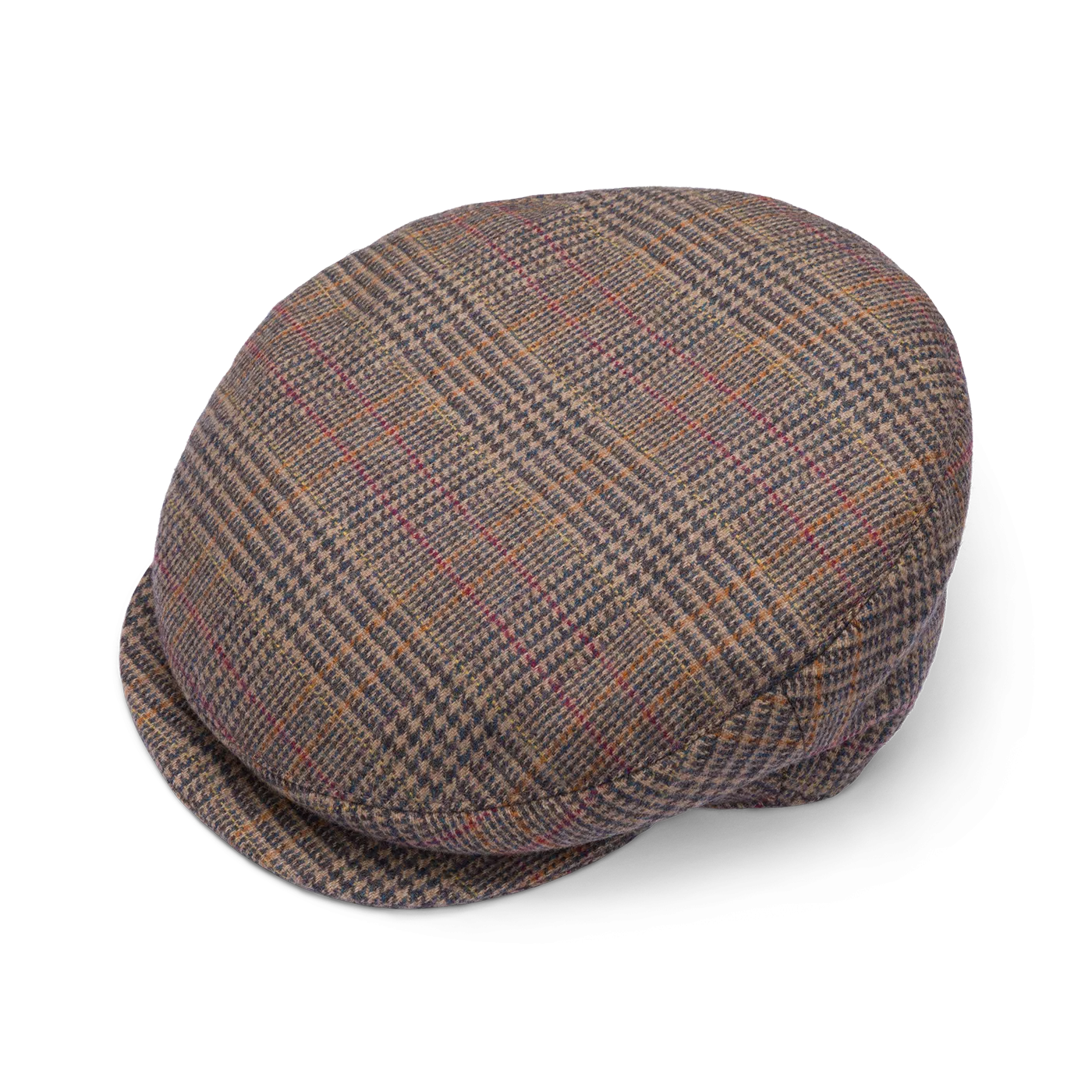 Fox Salisbury Glen Check Snap Brim Flat Cap