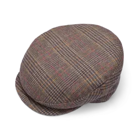 Fox Salisbury Glen Check Snap Brim Flat Cap