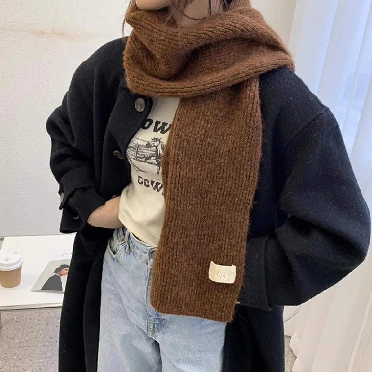 Frost Free Feel Wool Blend Neck Scarf