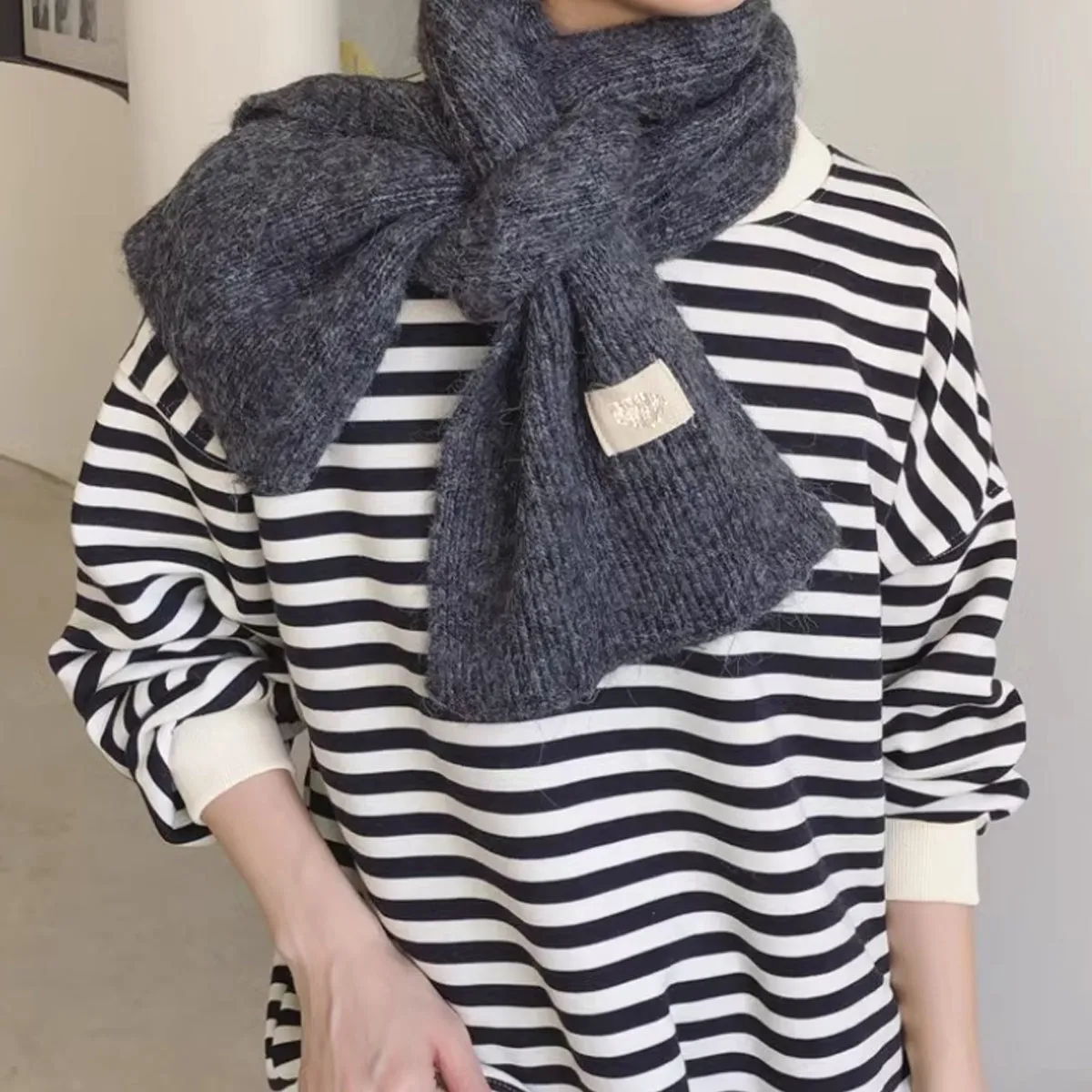 Frost Free Feel Wool Blend Neck Scarf
